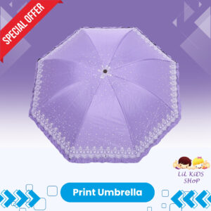Print Umbrella - Purple